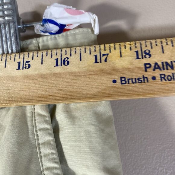 LL Bean Cargo Shorts Mens 34 Comfort Waist Khaki Tropic Weight  Cotton - Picture 9 of 12